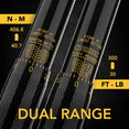 thumbnail image 2 of Llave dinamométrica clic con cuadro de 3/4 pulgadas 30~300 ft-lb LEXION Metal, 2 of 2