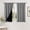 Dove Grey-42"W x 45"L (Pack of 2), variant on Short Blackout Curtafor Kitchen 30 Inch Long Bedroom Small Window Thermalulated Full Room Darkening Soundproof Bathroom 2 Panels Each Panel 42 Wide Black