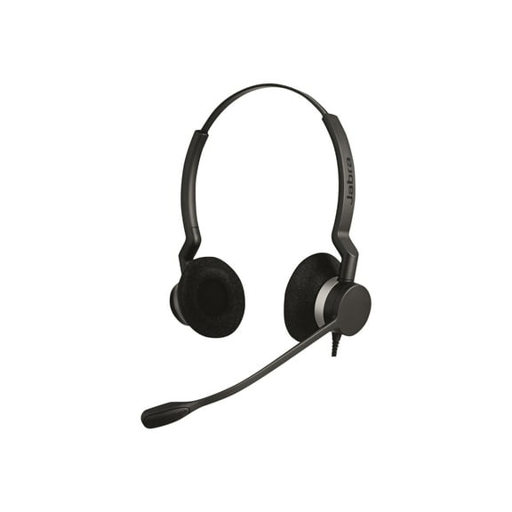 Jabra BIZ 2300 Headset Stereo - USB - Wired - 32 Ohm - 70 Hz - 16 kHz - Over-the-head - Binaural - Ear-cup - 7.71 ft Cable - Noise Cancelling Microphone - Noise Canceling