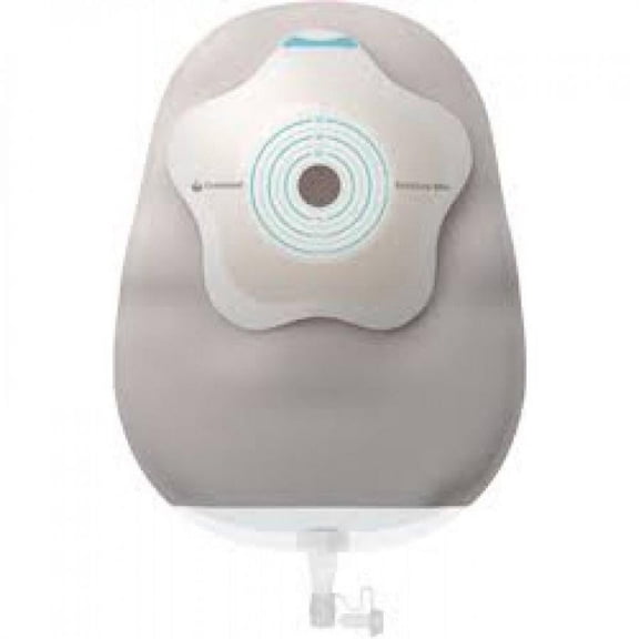 SenSura Mio Concave Urostomy Pouch, One-Piece System, 10.5 Inch Length, Maxi, 10 to 40 mm Stoma, Drainable, Concave, Trim to Fit, Transparent, 10 Count