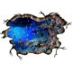 thumbnail image 1 of 3D Underwater World Wall Sticker Vivid Ocean, 1 of 5