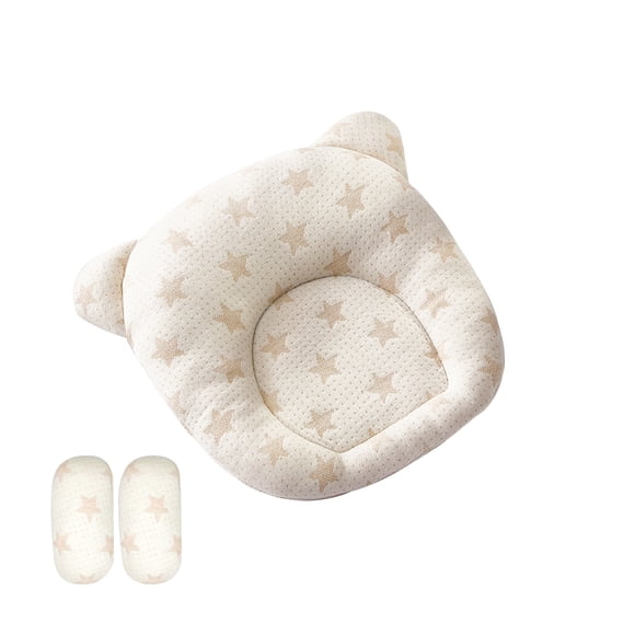 Almohada Almohada de bebé para recién nacido Prevención de cabeza plana Cómoda almohada moldeadora de cabeza de bebé Almohada infantil para 0-12 meses Bebé niño niña TOMSHOO Almohada