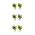 thumbnail image 4 of Moyic Plantas artificiales de limón de plástico, opción elegante y práctica para decoración de interiores o exteriores, melocotón miel, Type1 NO1, 4 of 6