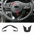 thumbnail image 1 of Garniture de Volant en Fibre de Carbone 2 Pcs for Kia Seltos 2020 - 2021-, 1 of 4
