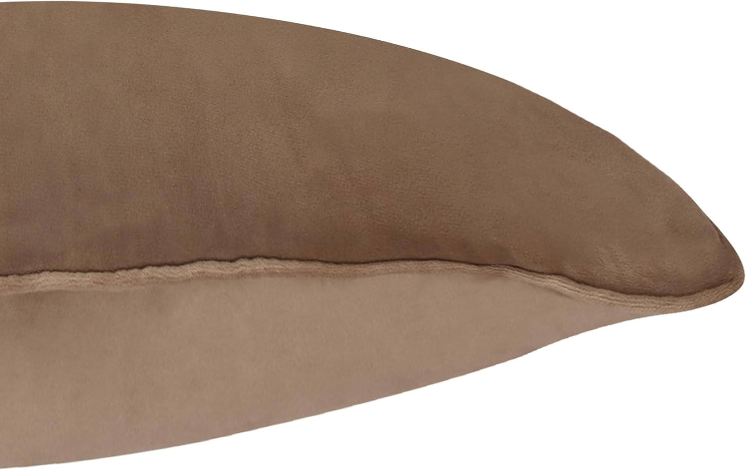 A1HC Hypoallergenic Down Alternative Pillow Inserts, 20x20 in, Square, Pack of 2, Brown Derby