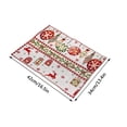 thumbnail image 3 of (Christmas supplies) Christmas decorations woven mat woven cloth dining mat table supplies creative dining mat Christmas kitchen mat tablecloth 42 * 34cm, 3 of 15