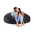 thumbnail image 1 of VEVOR Round Bean Bag Chair with Removable & Washable Cover for Adult Giant Black, 1 of 9