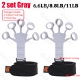 thumbnail image 1 of 2 Pzs gripper finger Entrenador Ejercitador De Dedos De Silicona FLEXOR gripster Con 6 Niveles Resistentes Para Guitarra Con Banda De Muñeca De Mano Gao Jiahui unisex, 1 of 2