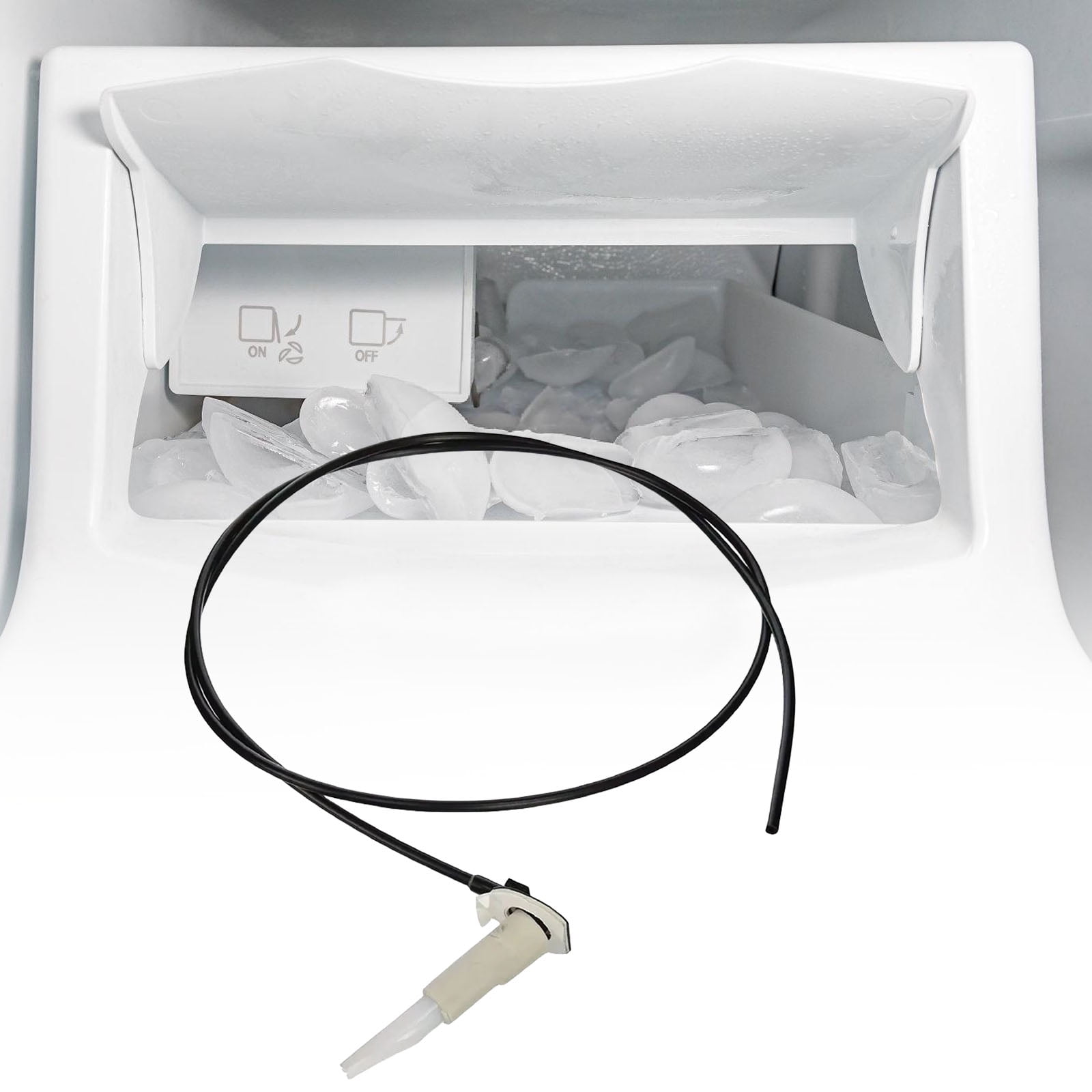 Water Supply Line Ice Maker Fill Tube Ice Machine Water Supply Tube for Improved Water Flows and Simple Replacement