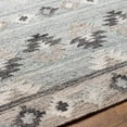 thumbnail image 6 of Hauteloom Denna Recycled Material Living Room, Bedroom Area Rug - Southwestern - Pale Blue, Medium Gray, White - 2' x 3', 6 of 8