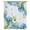 RoyalBlue, variant on Blue Hydrangea Floral Sheer Curtains 45 Inches Long, Spring Butterfly Flower Light Filering Curtains, Breathable Simi Curtain Privacy Drapes for Kitchen Bathroom Lightweight Small Window Treatment