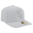 thumbnail image 3 of Men's New Era  Gray Chicago White Sox Colorpack 59FIFTY Fitted Hat, 3 of 6