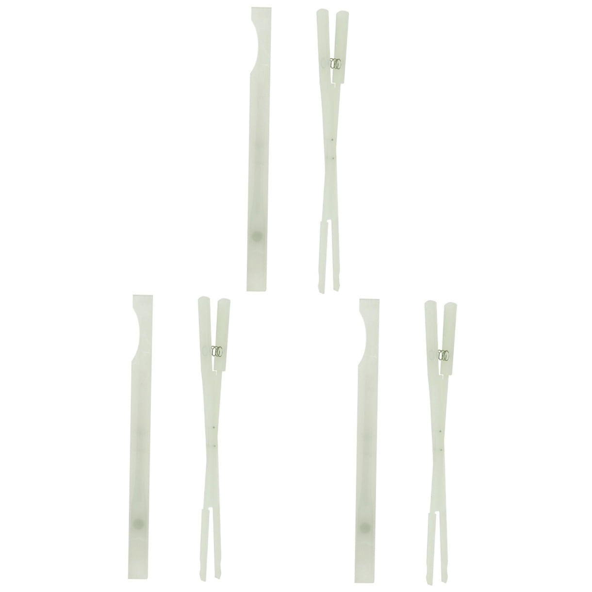HOMEMAXS 3-Piece Piano Tuning Tool Set with Nylon Mute Clamps and Carrying Case - Essential Piano Supplies and Repair Tools