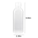 thumbnail image 3 of Botella exprimible para condimentos | Dispensador de alimentos de plástico transparente de 500 ml y 300 ml para aceite, kétchup y salsas | Recipiente para aderezo de cocina y barbacoa con tapa, 3 of 7