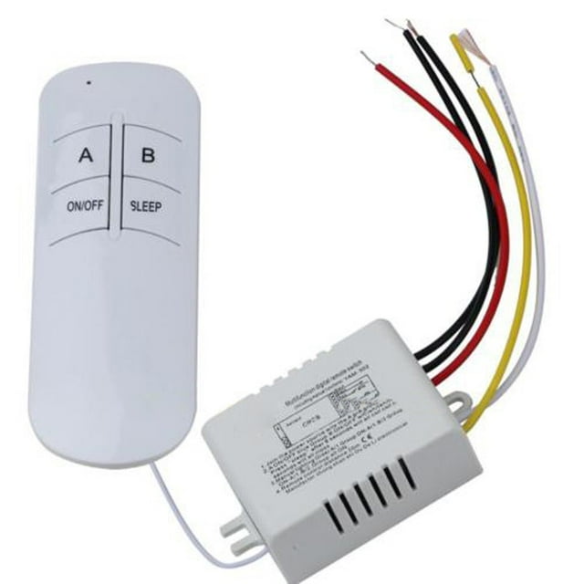 1/2/3 Ways On/Off 220V Wireless Digital Lamp Light Rf Remote Control Switch New