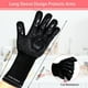 thumbnail image 2 of par/2 piezas de guantes para barbacoa, guantes para asar, guantes resistentes al calor para horno de barbacoa, guantes de cocina ignífugos de 1472 °F/800 °C a prueba de calor para asar, hornear,, 2 of 6