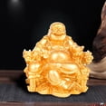 thumbnail image 3 of Chinese Style Statues Sculpture Miniature Figurine Fengshui for Collection Desktop Car Dashboard Decoration Ornament ,, 3 of 8