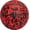 Red, variant on AND1 Fantom Graffiti Rubber Basketball, Size 7 (29.5 Inches), Deep Channel Construction, Made for Indoor/Outdoor Use