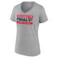 thumbnail image 2 of Women's Fanatics  Steel Florida Panthers 2024 Stanley Cup Final Roster V-Neck T-Shirt, 2 of 3