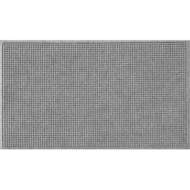 Aqua Shield 280570035 3 x 5 ft. Squares Doormat - Medium Gray