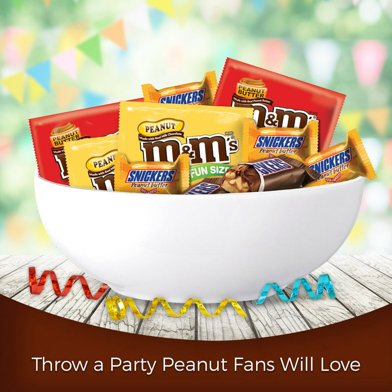 MARS Chocolate Halloween Peanut & Peanut Butter Lovers Fun Size