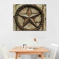 thumbnail image 2 of Orinice Star Rope Wall Fine Art Aesthetic Poster & Print Wall Painting for Home Decor 20x16in, 2 of 6