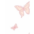 thumbnail image 2 of Butterfly Removable Vinyl Wallpaper by Barbie - Pinks on White, 2 of 3