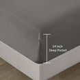 thumbnail image 4 of Nanshing 4-Piece Special Cooling Ultra Soft Polyester Sheet Set White - Full, 4 of 5