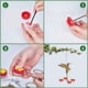 thumbnail image 4 of Methold Comederos para animales al aire libre con patrón de flores, herramienta de alimentación para colgar en el techo del jardín del patio del hogar Suministros de alimentación y agua para Methold PT004156-00, 4 of 6