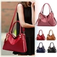 thumbnail image 3 of Stylago Soft Leather Tote Crossbody Bags with Detachable Strap Large Shoulder Purses Top Handle Messenger Handbag for Work Pink, 3 of 4