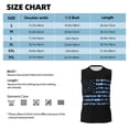 thumbnail image 6 of Bixox Men's Navy Camouflage American Flag Printed Shirt Sleeveless Fitness Tank Top-XX-Large, 6 of 7