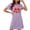 Purple, variant on Sakmal Valentines Moo Moos for Women Nightgowns Love Lightweight Short Sleeve House Dress Short Heart Print Womens Nightgown L