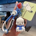thumbnail image 1 of Cartoon Genuine Sanrio HelloKitty Kulomi Projection Camera Pendant Plush Big Ear Dog Keychain Female, 1 of 7