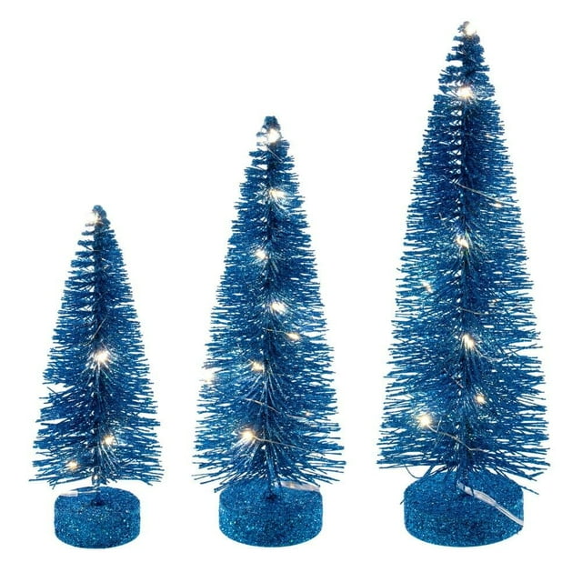 Árbol de mesa Vickerman LS240112WWBO Turquesa 20-25-30 cm