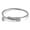 Steel colorB, variant on Unisex Stainless Steel Cable Wire Bracelet Braided Bangle for Women and Men Metal Fashion Jewelry Birthday Travel and Opening Ceremony Gift Individually Packed