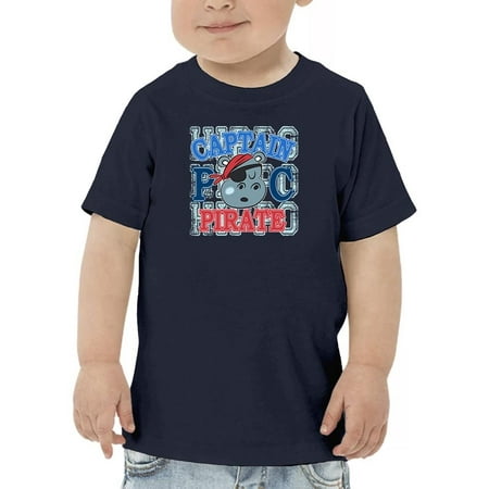 

Pirate Hippo Captain Text T-Shirt Toddler -Image by Shutterstock 4 Toddler
