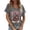 Grey, variant on Womens Tops Short Sleeve V Neck Tee Shirts Western Cow Girl Print Casual Blouse Tops (Beige XL)
