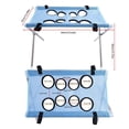 thumbnail image 7 of Foldable Pet Bathing Stand, Elevated Freestanding 8 Hole Pet Grooming Hammock with Stainless Steel Frame and Breathable Mesh for  Cats and Dogs, Drying, Nail Trimming and Ear Cleaning, 7 of 7