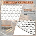 thumbnail image 3 of Rejilla de Parrilla de Barbacoa Redonda Uxcell de 12" de Acero Inoxidable, 3 of 6