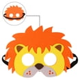 thumbnail image 3 of Disfraz de león para Halloween de Animal Masks Jtnohx, fieltro, 10 unidades, 3 of 8