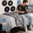 thumbnail image 5 of Bare Home Down Alternative Comforter Set - 2-Pieces - All Seasons - Twin/Twin-XL, Light Gray, 5 of 10