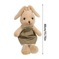 thumbnail image 3 of Simulation Long Eared Rabbit Plush Toy Doll For Girls Kids Sleeping Companion Comforting Soft Cozy Material Safe Huggable Bedtime Friend Imaginative Play Gift, 3 of 9