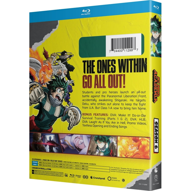 My Hero Academia Complete 6th Season (Walmart Exclusive) (Blu-ray - Main Image
