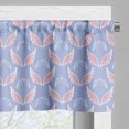 thumbnail image 3 of Ambesonne Wings Print Window Valance, Innocent Symmetry Love, 54" X 12", Lavender Blue and Dried Rose, 3 of 5