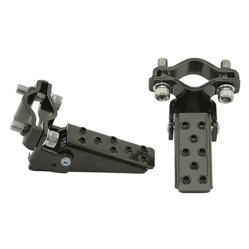 Black Steel Bike Foldable Fork Step. Bike pegs, bicycle pegs, bike