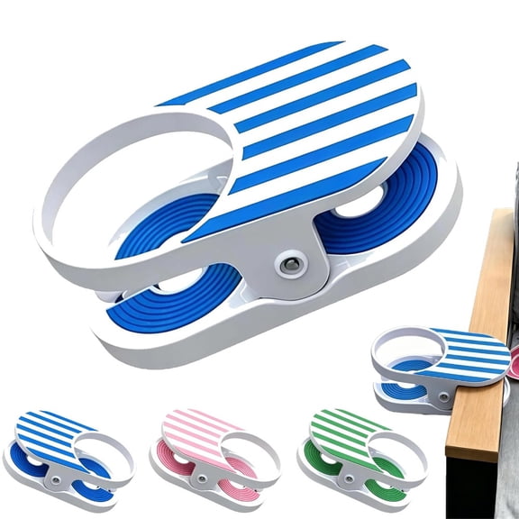 Clip-On Drink Holder - Beach Chair Drink Holder Clip On, Beach Chair CupHolder with Clamp, Desk Drinks Holders Desk, Portable Outdoor Drinks Holders, Secure Your Beverage Anywhere