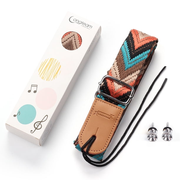 Correa Ajustable para Ukelele Retro Bohemio para Guitarra Clásica (estilo Tailnail)