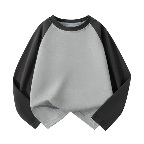 Toddler Kids Baby Girls Boys Long Sleeve Raglan Baseball Tee - 95% Cotton Blend, Comfortable for Daily and Occasions