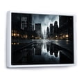thumbnail image 2 of Designart "Skyscrapers Urban gracefulness II" Architecture Floater Framed Wall Art Print, 2 of 7
