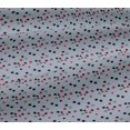 thumbnail image 5 of oneOone Viscose Jersey Light Grayish Blue Fabric Cartoon Face & Polka Dot Sewing Craft Projects Fabric Prints By Yard 60 Inch Wide, 5 of 5